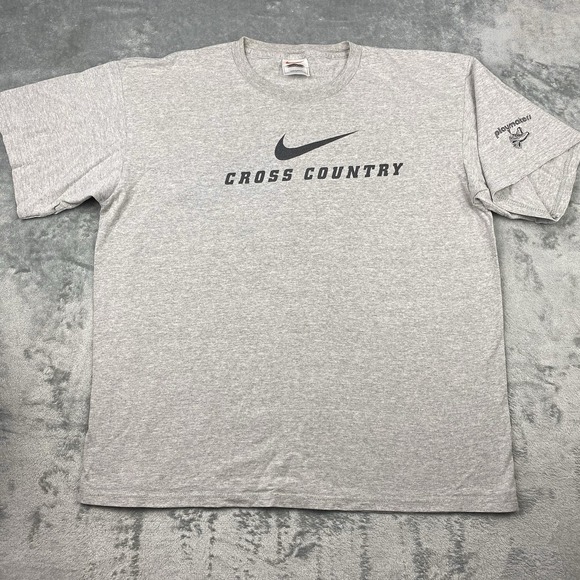 Vtg Nike Michigan State Cross Country Shirt Mens L‎ MSU Spartans Center Swoosh - Picture 2 of 16